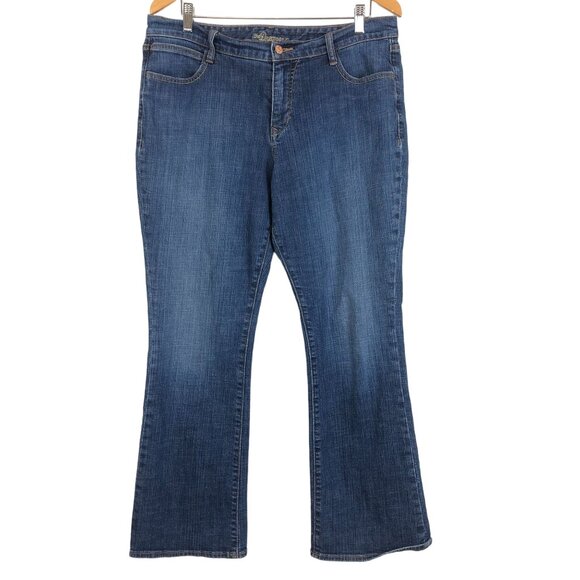 Old Navy The Dreamer Womens Bootcut Jeans Size 14 High Waist Stretch Denim - Picture 1 of 9